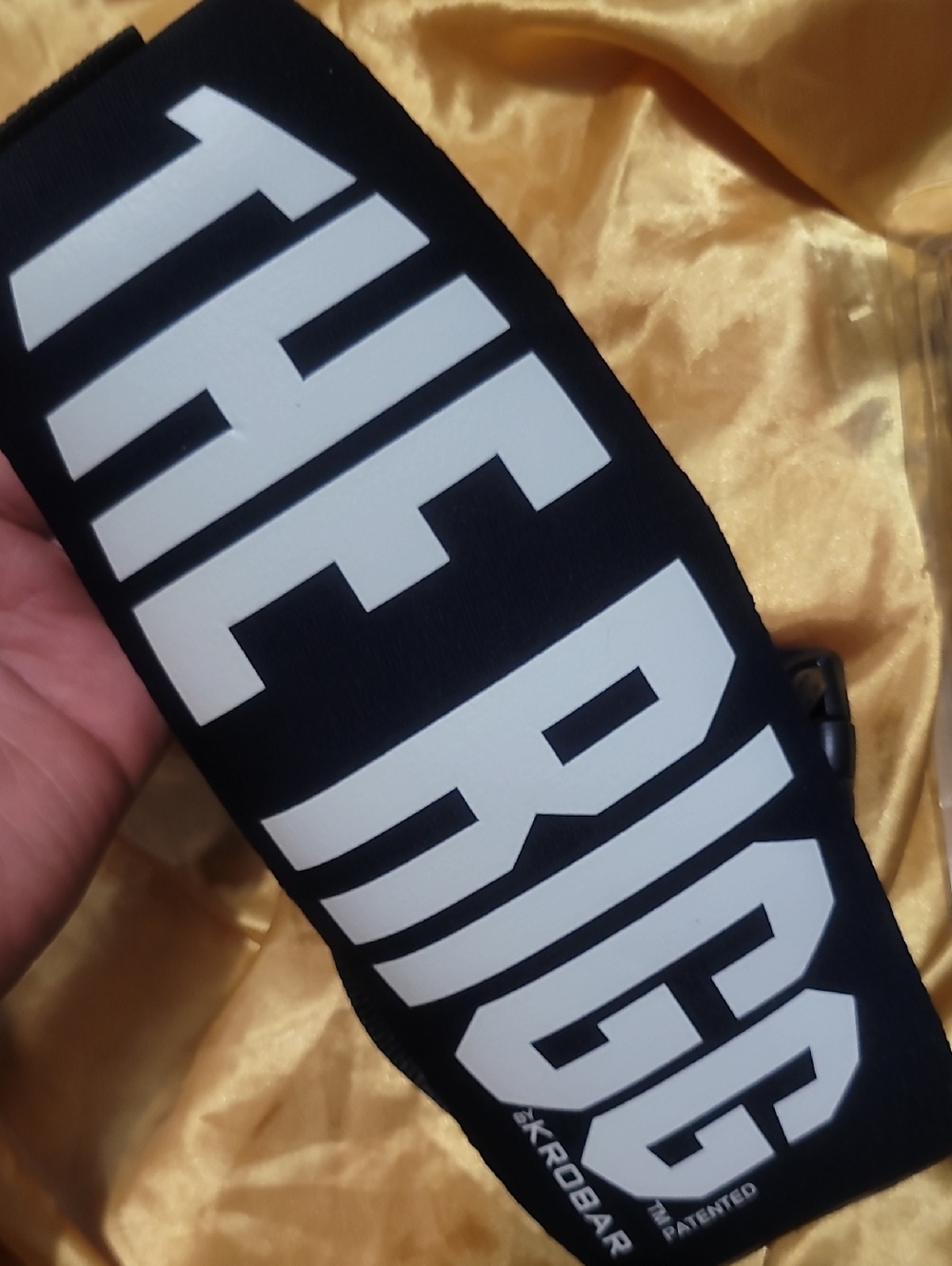 (2)THE RIGG Black Neoprene Strap BALL carriers with Bold White Logo